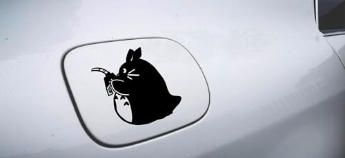 Pure Print Cut Tankdeckel Auto Aufkleber Totoro Anime Sticker Car Decals Schwarz Vinyl Wasserfest für alle Oberflächen geeignet
