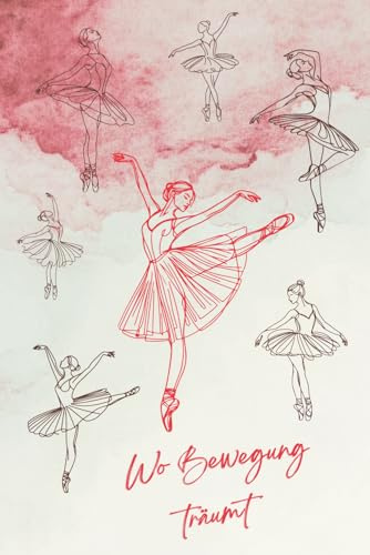 Notizbuch für Ideen und Skizzen: Tagebuch / Journal - Ballett - glänzend - liniert - 120 weiße Seiten - ca. DIN A5, perfekt für Ideen, Arbeit, ... Notizen unterwegs sowie als Geschenk.