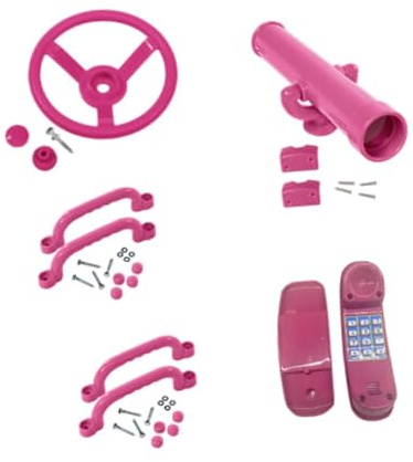 KIXZSAZ Set di attrezzature da gioco per il cortile che promuove divertenti opportunità di apprendimento e coinvolgenti esperienze di gioco all'aperto per, Stile A