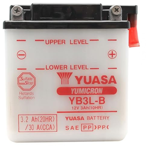 YUASA YB3L-B -Y- BATTERIE YB3L-B offen ohne Saeure, 98 mm x 56 mm x 110 mm