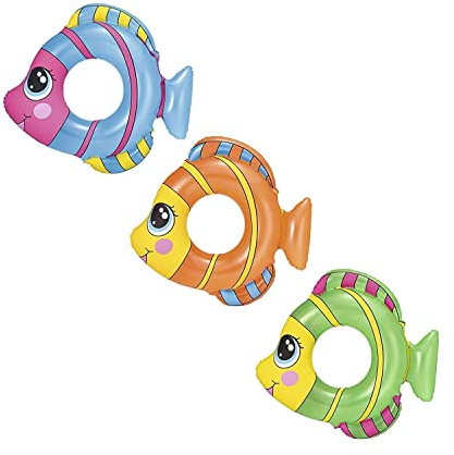 Bestway Salvagente Stilizzato Pesci Tropicali, 36111, Modelli/Colori Assortiti, 1 Pezzo