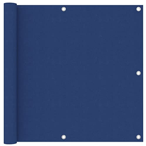 vidaXL Écran de Balcon Bleu 90x600 cm Tissu Oxford