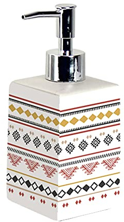 Douceur d'Intérieur 1801350 Savon, CERAMIQUE, Multicolor, 7 x 7 x 17,2 cm