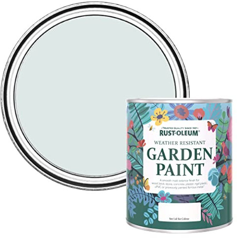 Rust-Oleum Blue Mould Resistant Garden Paint in Matt Finish - Marcella 750ml