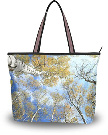 Grand sac à main zippé pour femme Motif hortensia, Multicolore 10, Medium