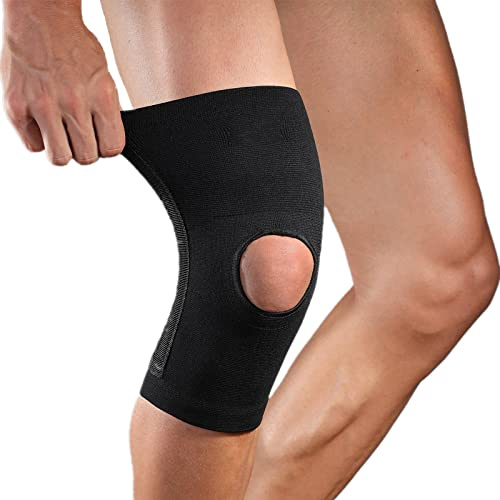 SOLO ACTFIT Kniebandage Kompressions, Orthopädische Kniestütze mit Seitenstabilisatoren, Atmungsaktive Kniebandage für Sportarten Fußball Volleyball Crossfit Knieschmerz Arthritis (EIN Paar, 2XL/3XL)