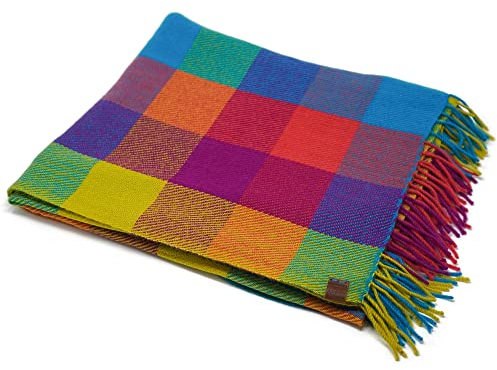 Borges & Scott - 100% Kaschmirdecke/Überwurf - Multi-Patch