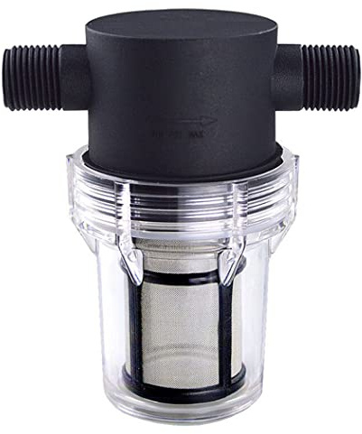 DAZZLEEX Filtre en acier inoxydable 1/2 pour irrigation de jardin