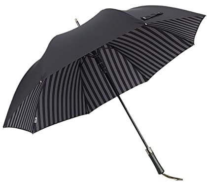 REEKOS Sturmfest Regenschirm Regenschirme Großer Langer Regenschirm Herren Business Double Layer Winddichter Regenschirm Regen Damen Lederbezug Golfschirm Outdoor Schirm Stark (Color : C)