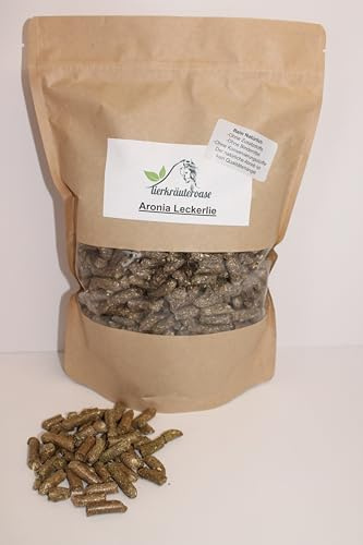 Aronia Leckerlie 1kg, selbstgepresst 8mm Durchmesser, Pferd, Pony