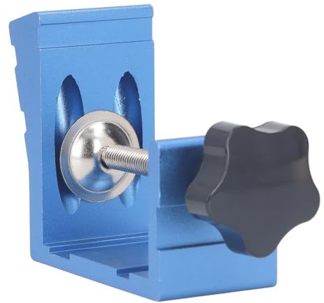 Trou de goupille de poche 46 pièces Set de goupille de poche Système de gabarit en alliage d'aluminium Trou de bouclier Guides de travail Joint Outil d'angle