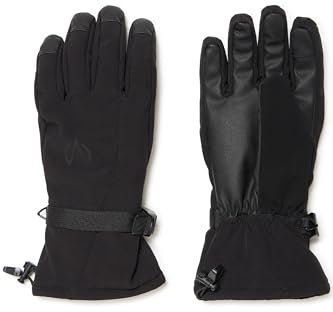 NORTH BEND NBJona Unisex Handschuhe mit Touchscreen Funktion Smartphonehandschuhe atmungsaktiv warm gepolstert bequem wasserabweisend, Größe:M, Farbe:Black (1001)