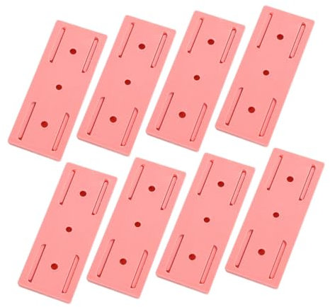 Gadpiparty Steckdosenhalter Steckdosenhalter Aufbewahrung Halterung Organizer Selbstklebend 8 Stück Schreibtischhalter Fester Clip Steckdose