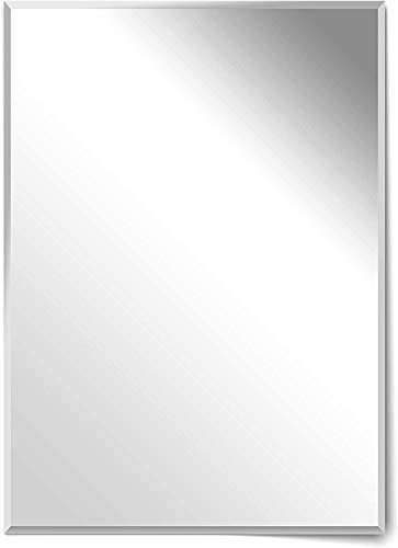 your-homestyle Rahmenloser Facettenspiegel Wandspiegel Facettenschliff Badezimmerspiegel Made in Germany (70x50)