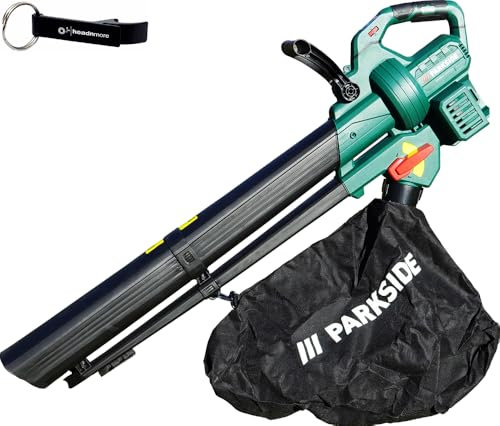 HEADNMORE® Bundle – Parkside® 40 V Aspirapolvere per fogliame PLSBA 40 (senza batteria) + portachiavi