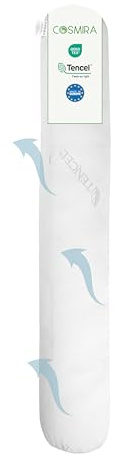 Cosmira Seitenschläferkissen 165cm – Ergonomische Stütze für Nacken, Knie & Rücken – Bezug aus 60% PES & 40% Tencel® – Ideal für Seitenschläfer, Allergiker & Schwangere – Oeko-TEX® Zertifiziert