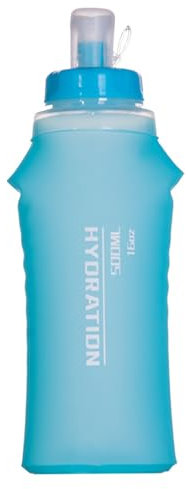 Bottiglia D'acqua Pieghevole - Bottiglia D'acqua Corrente | Sacca D'acqua Per Zaino Da Trekking, Bottiglia D'acqua Sportiva Con Cannuccia, Contenitore 'acqua A Prova Di Perdite Per Corsa, Escursio