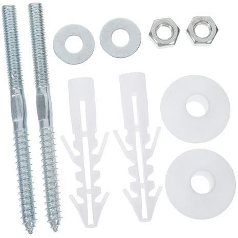 NUOBESTY Universal Basin Mounting Screw and Basin Fastening Screw for Wall-Mounted Washbasins for Bathroom Installation