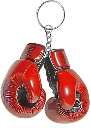 Generisch Acryl Boxhandschuh Schlüsselanhänger, 2D-Flächenacryl Taschenanhänger Boxen Schlüsselbund, Kreatives Design für Erwachsene & Kinder Fitnessrucksack Deko Geschenk für & Freunde
