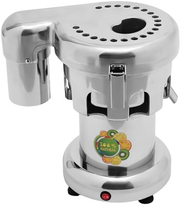 Extracteur de jus commercial, machine de jus de fruits et légumes électrique Machine de presse de jus d'extracteur de jus centrifuge construite en acier inoxydable 2800r/min 370W