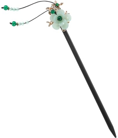 FOMIYES Bacchetta Accessorio Vintage Legno per che Chioma Stile Verde in i Cinese Elegante Facile Infilare Tiene Saldamente da per Acconciature da Ragazza