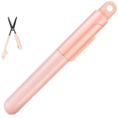 Ciseaux En Forme De Stylo Avec Couvercles Petit Ouvre-boîte Artisanal Pliable Et Portable Pour L'école Le Bureau Et La Maison Ciseaux De Voyage Compacts