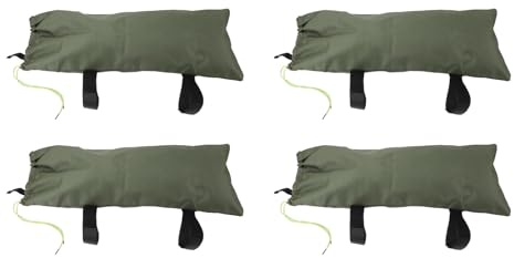 Cocoarm 4 Bolsas de para Barrera de Agua contra Inundaciones, Tela Oxford 600D, Bolsas de para Prevención de Inundaciones, 70 X 30 Cm, para Puerta de Garaje, Entrada, Diseño de Lona Plegable, Gran