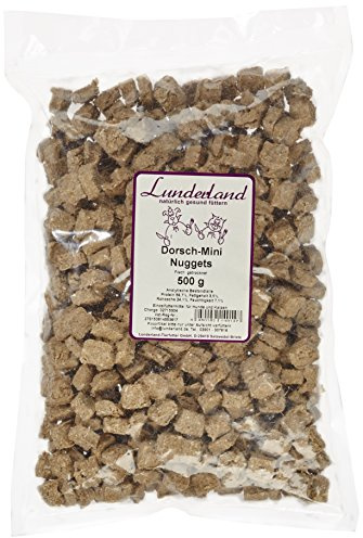 Lunderland Dorsch-Mini-Nuggets für Hunde und Katzen - 500g