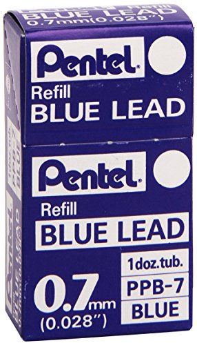 Pentel PPB-7 Ersatzminen für Druckbleistift, 12 Stück