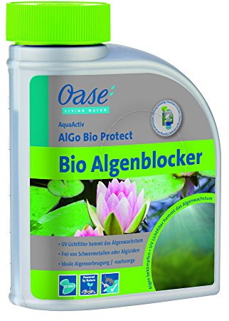 Oase AquaActiv AlGo Bio Protect 500 ml Wasseraufbereiter, Silber