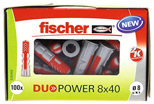 Duopower fischer Bi-Komponentendübel, Durchmesser 8 mm, 100 Stück