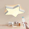 SUZNIU Lampara Techo Infantil Lampara de Techo Infantil Lamparas Techo Estrella 60cm 48W, 3000K-6000K Lamparas Techo Estrella Regulable con Control Remoto para habitacion, Dormitorio