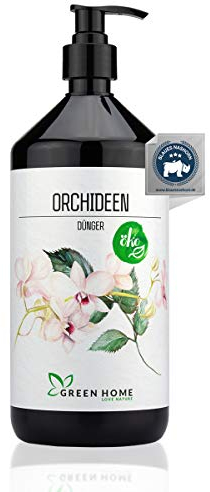 GREEN HOME LOVE NATURE® 1L Orchideendünger mit hohem Nährstoffgehalt - nachhaltiger Orchideen Dünger einfach zu dosieren - Made in Germany