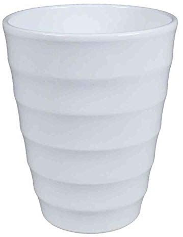 INNA-Glas Keramik Orchideen-Blumentopf, Ø14cm, 17cm, weiß | Übertopf/Orchideenvase