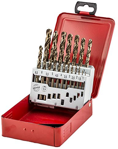 fischer Kobaltbohrer-Set für Metall, 1-10 mm (19 Stück)