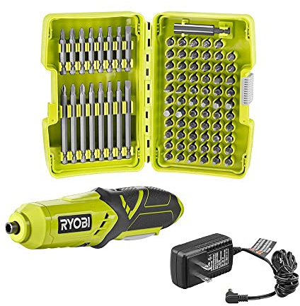 Ryobi Juego de destornilladores eléctricos de litio (PLV01KMX)