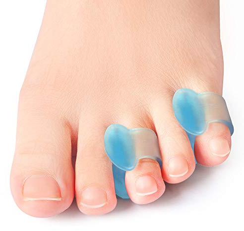 Povihome Gel Toe Separator, Pinky Toe Spacers, Little Toe Spacers for Overlapping Toe, Little Toe Cushions for Preventing Rubbing & Relieving Pressure(12 Pack)