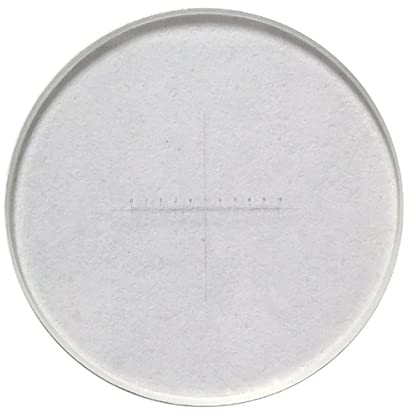 ZTBH Mikroskop-Zubehör-Kit Div 0. 1mm Mikroskop Okular Mikrometer Messglasdurchmesser 19mm 23mm 27mm Mikroskopische Objektträger (Color : Diameter 23 mm)