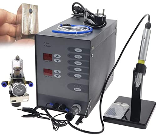 Kit saldatore permanente per gioielli Saldatrice a punti ad arco di tungsteno a impulsi Saldabile in oro massiccio, saldatura in titanio alluminio e ortodonzia per restauro di gioielli 50A-600A