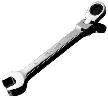 Llaves Fijas Con Carraca Llave de trinquete combinada de 1 pieza, con cabeza flexible, herramienta de trinquete de doble propósito, juego de combinación de trinquete. Herramientas de mano de coche Lla