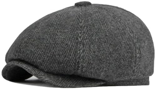Sporty Winter Schirmmütze mit Ohrenklappen Baskenmütze Ohrenschutz Schiebermütze Herren Klassik