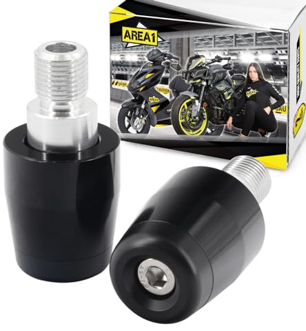 Area1 Smorzatore di vibrazione per moto, scooter, colore nero