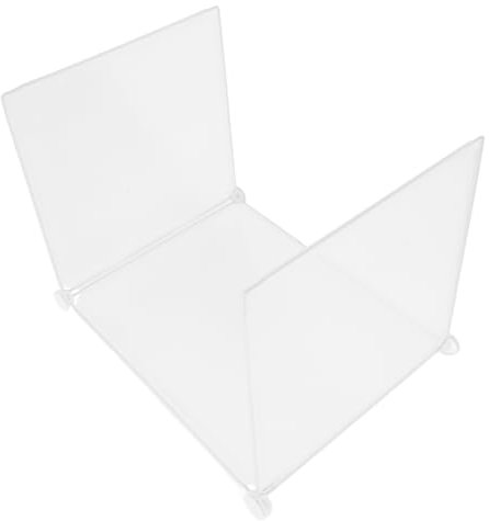 BCOATH Schreibtisch Trennwand Material Abnehmbar Transparent Für Klassenzimmer Essplätze Schützt Vor Husten Und Niesen Optimale Sichtbarkeit Und Interaktion