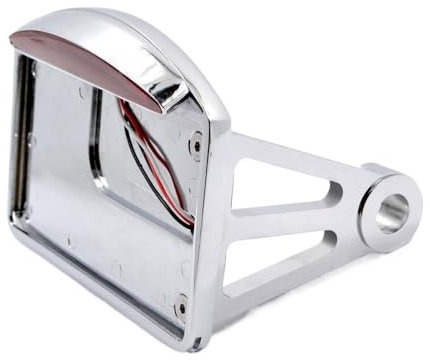 DINGYIG Für H&Arley Für Sportster Für Dyna Für Softail Motorrad Kennzeichen Rücklicht Seite Halterung Halter