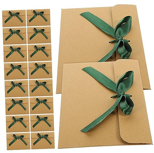 DIYEAH 50stücke Pack Einfache Grußkartenumschläge Aus Kraftpapier Für Büro Hochzeit Festival Und Einladungen