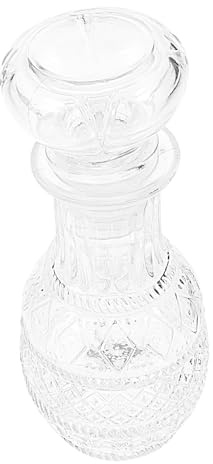 Alipis Stylish Glass Beverage Dispenser Whiskey Dispenser for Glassware Decorative Decanter Cocktail Container Liquor