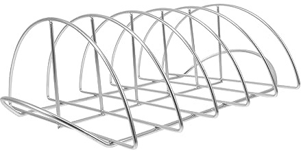 DECOMELODY 1stück Edelstahl Rib Rack Grill Für BBQ Robuster Steak Für Gleichmäßige Luftzirkulation Und Einfache Reinigung Für Grillpartys Und Outdoor-einsätze