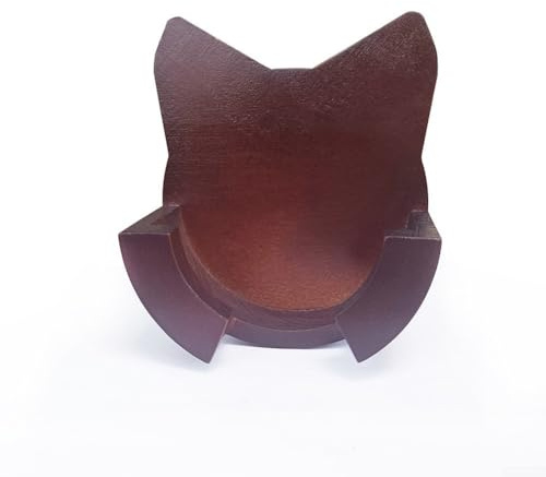 Kaffeefilterhalter aus Holz, hält 51 58 mm Siebträger, einfache Installation an Wand oder Maschine