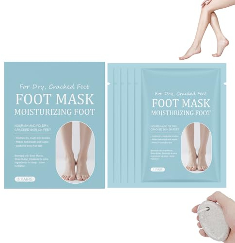 5 stycken fuktgivande fotmask