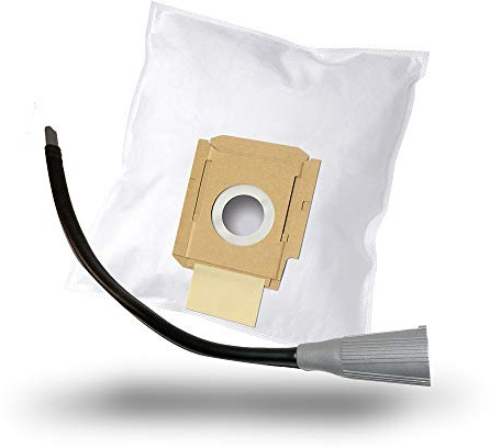 MisterVac | compatibile con sacchetti per aspirapolvere sacchetti di ricambio 10 pezzi + ugello flessibile (circa 64 cm) ugello di ricambio Hoover H 118